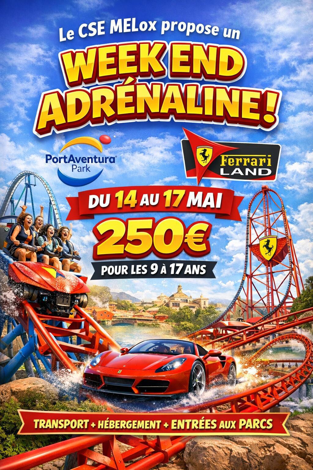 Sortie Ados Ascension : Port Aventura