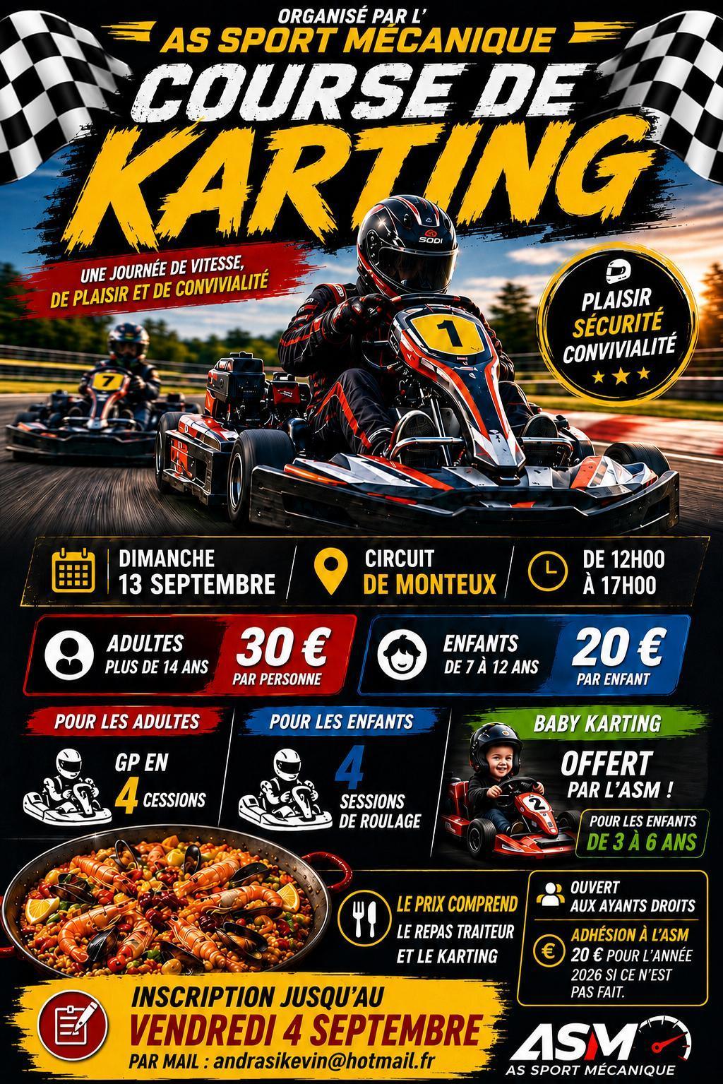 Grande course de Karting Monteux