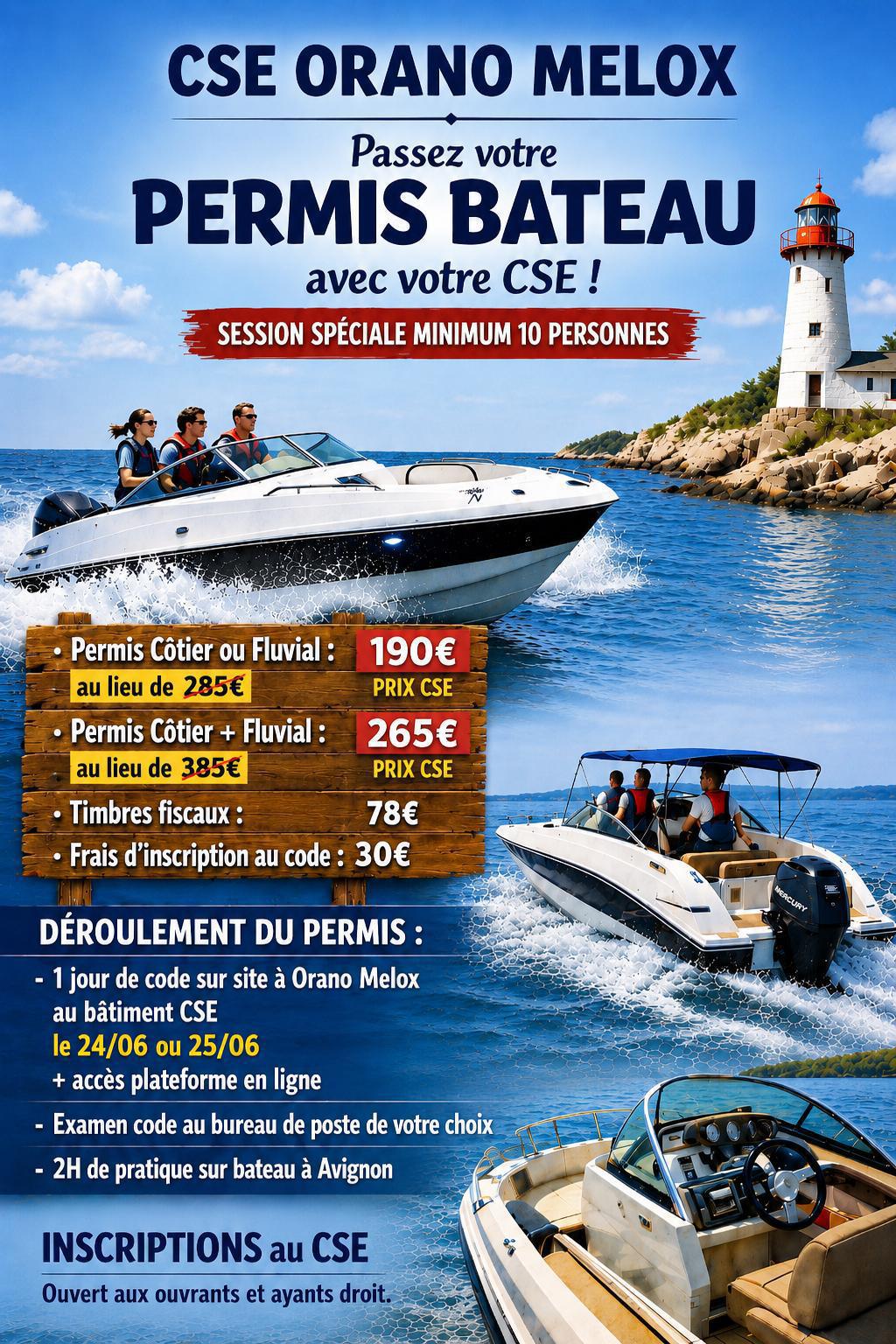 Passez votre permis bateau!!