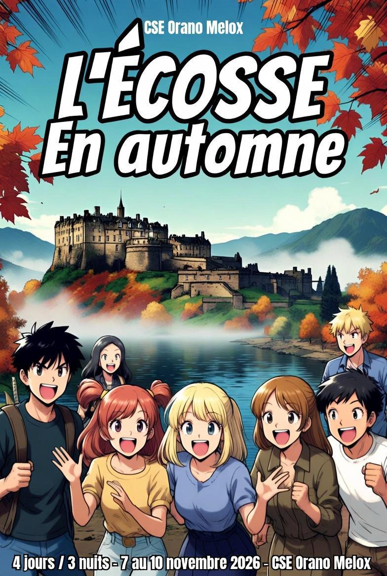 Sortie Famille 2026: L'écosse en automne! 