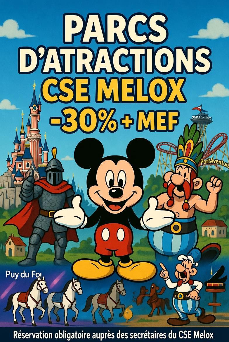 BILLETTERIE LOISIRS: PARCS D’ATTRACTIONS 
