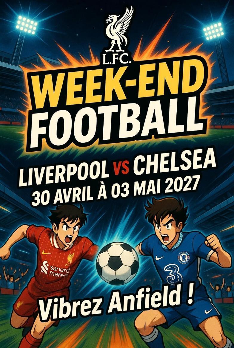 WEEK-END FOOTBALL 2027: LIVERPOOL F.C. vs CHELSEA 