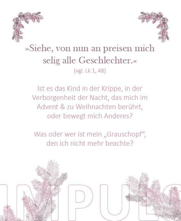 6. KirchBesuch ~ Advent - Impuls: in der Verborgenheit der Nacht 6. KirchBesuch ~ Advent - Impuls: in der Verborgenheit der Nacht