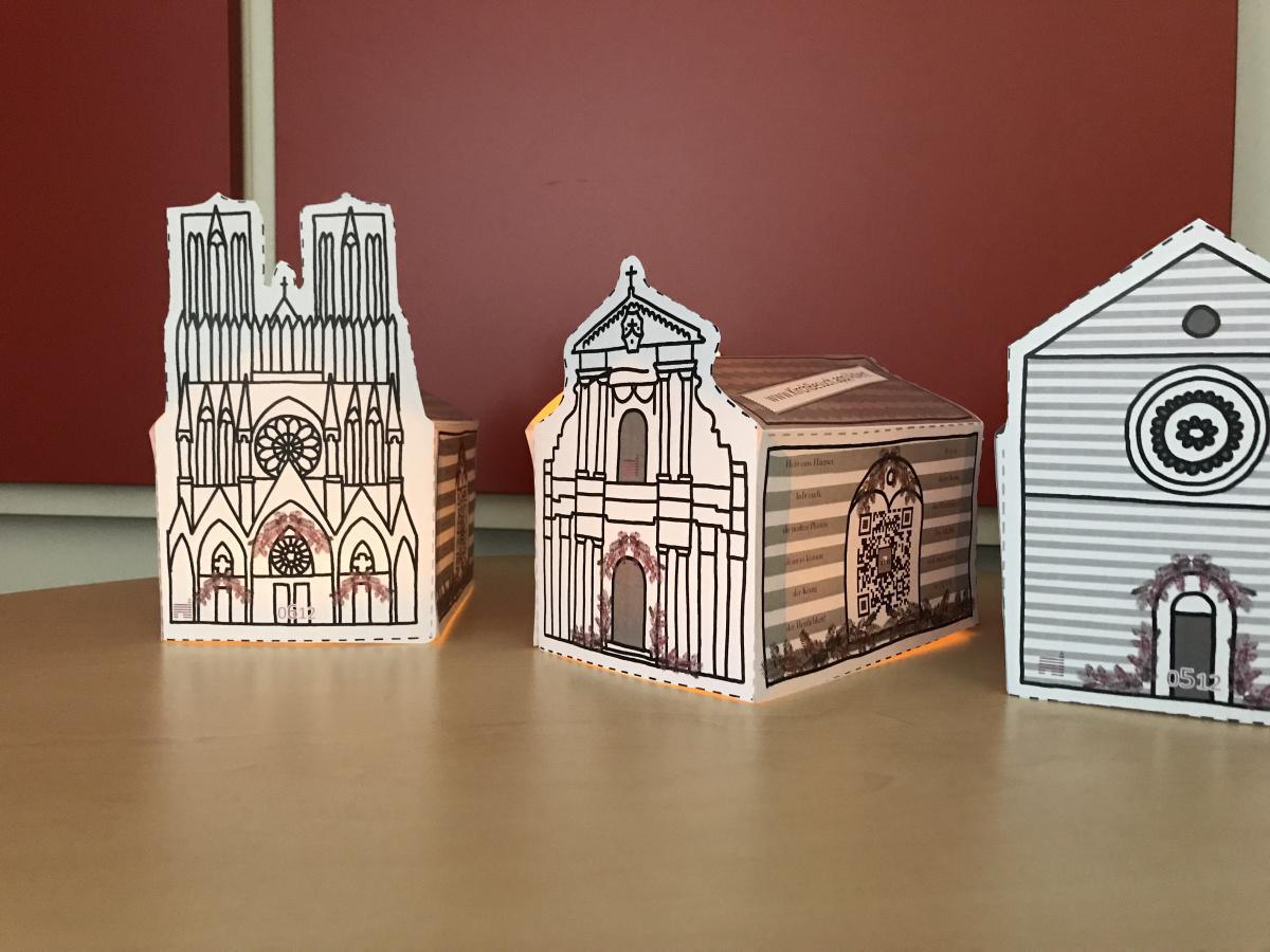 kleine Kapellen - die Aufsteller zum selber Basteln kleine Kapellen - die Aufsteller zum selber Basteln