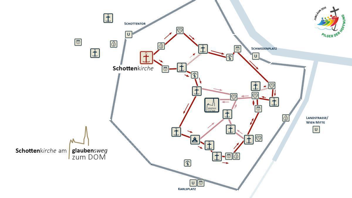 Schottenkirche: in Unruhigen Zeiten hilft Stille