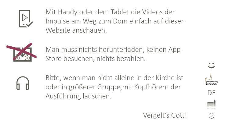 Willkommen auf dem „Glaubensweg zum Dom“! Willkommen auf dem „Glaubensweg zum Dom“!