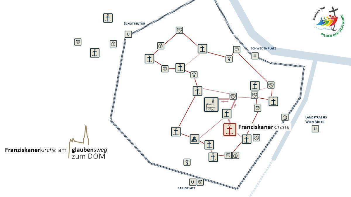 Franziskanerkirche (HU): Ferences templom: P. Petrusszal szabadságért és békéért imádkozva a rózsafüzér szemcséin