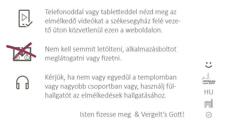 Franziskanerkirche (HU): Ferences templom: P. Petrusszal szabadságért és békéért imádkozva a rózsafüzér szemcséin
