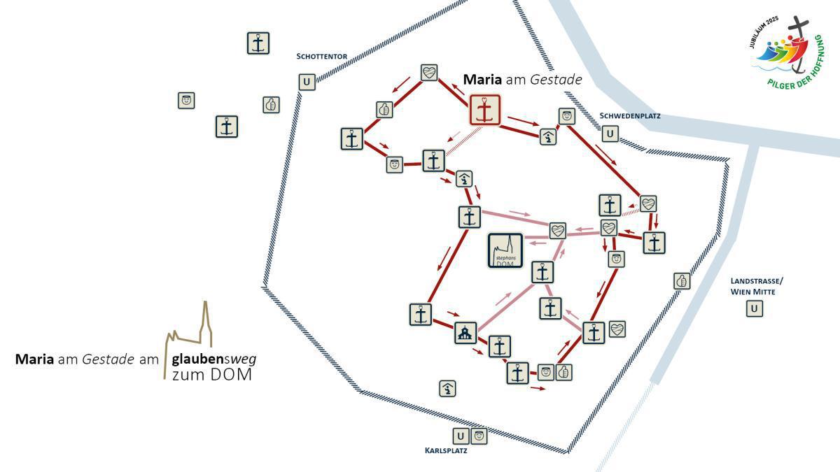 Maria am Gestade (SK): – kde mestský patrón nikdy nežil, ale teraz tu odpočíva...