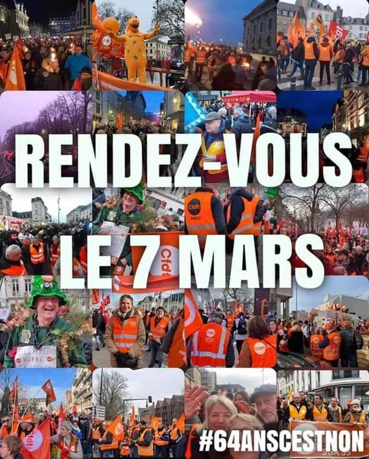RENDEZ VOUS LE 7 MARS RENDEZ VOUS LE 7 MARS