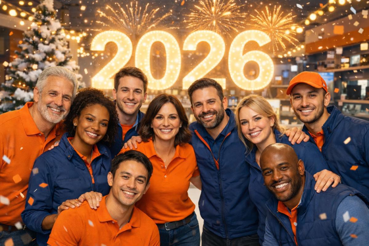 Bonne année 2026 aux salariés Boulanger