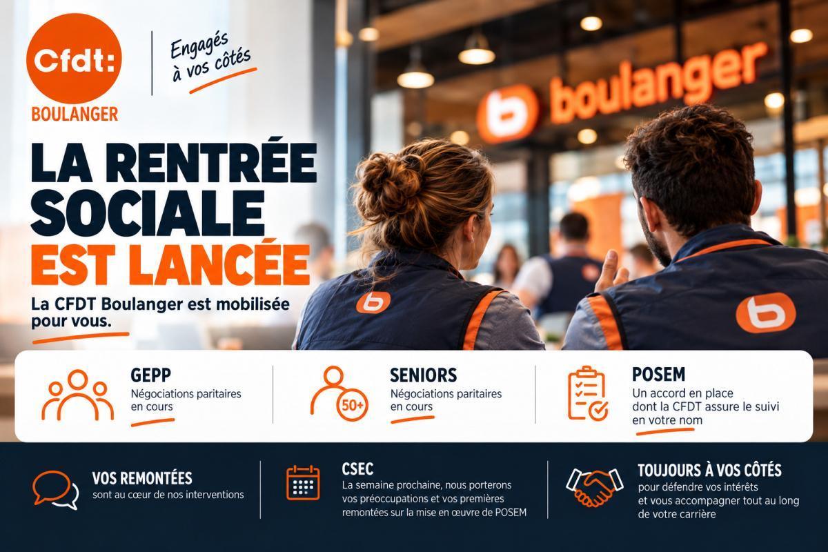 La rentrée sociale est lancée chez Boulanger ! La rentrée sociale est lancée chez Boulanger !