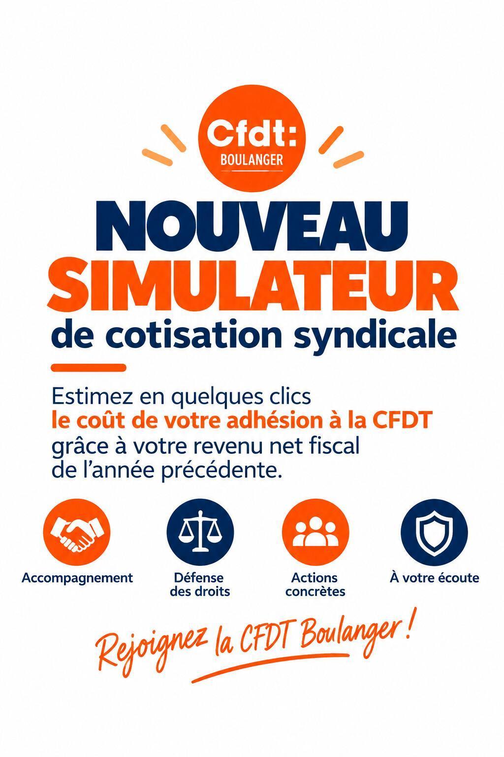 Combien coûte réellement une adhésion à la CFDT BOULANGER ? Combien coûte réellement une adhésion à la CFDT BOULANGER ?