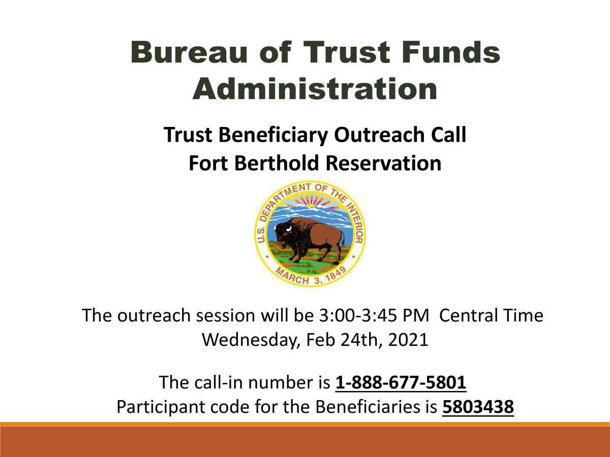 Trust Beneficiary Outreach Call, Feb. 24