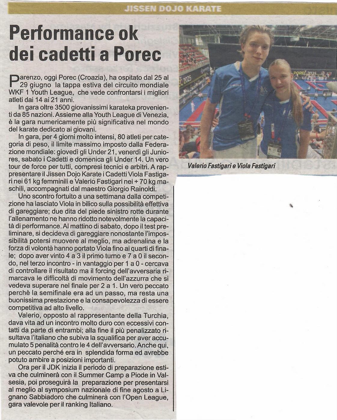 youyh league porec 2025