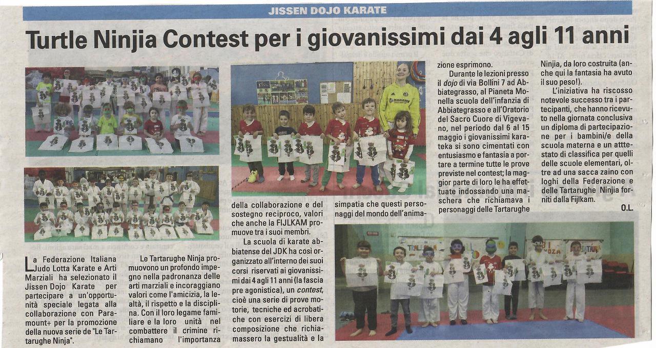 articolo libertè Turtle ninjia contest del 24 maggio 2024