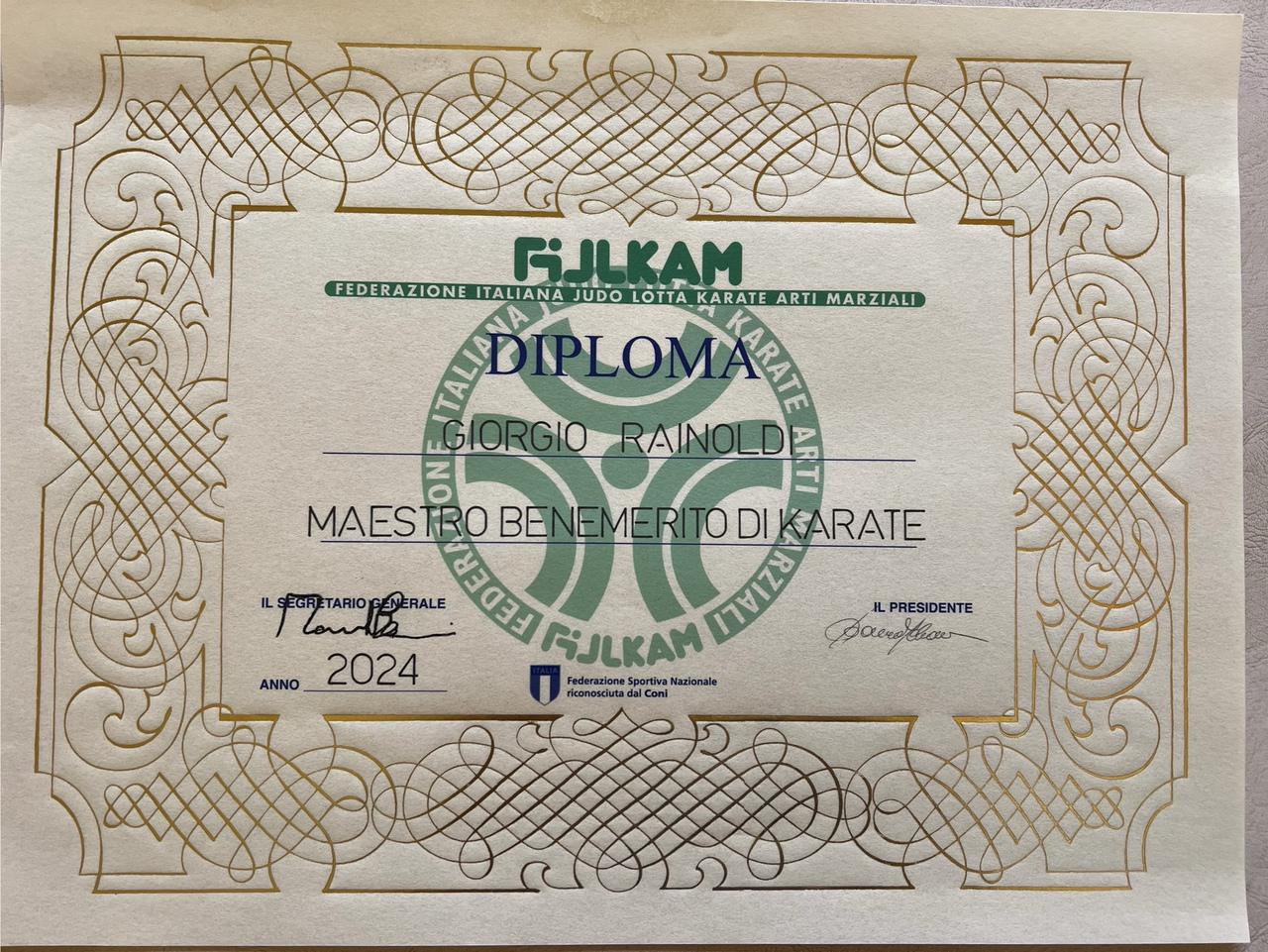 DIPLOMA MAESTRO BENEMERITO