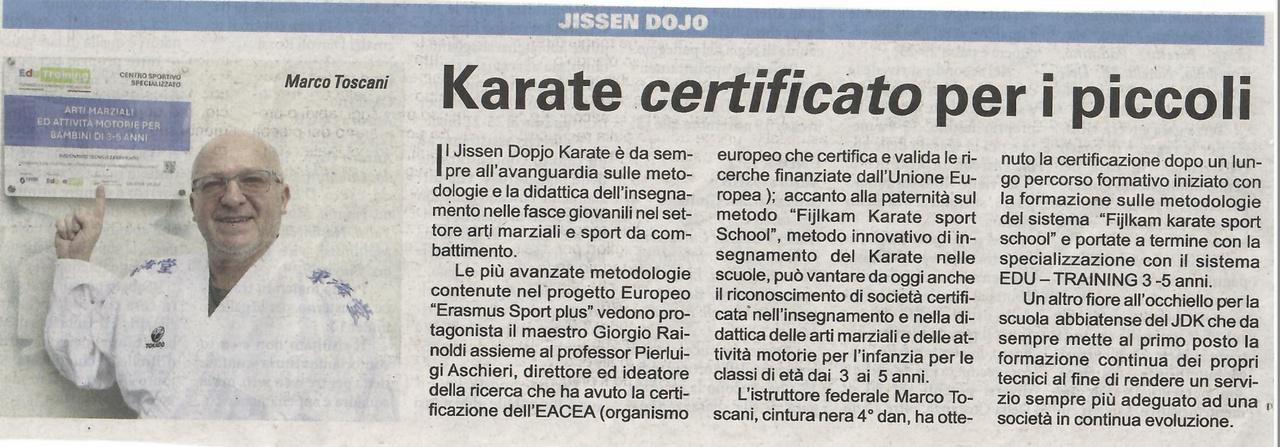 articolo libertà edu-training del 8 novembre 2024