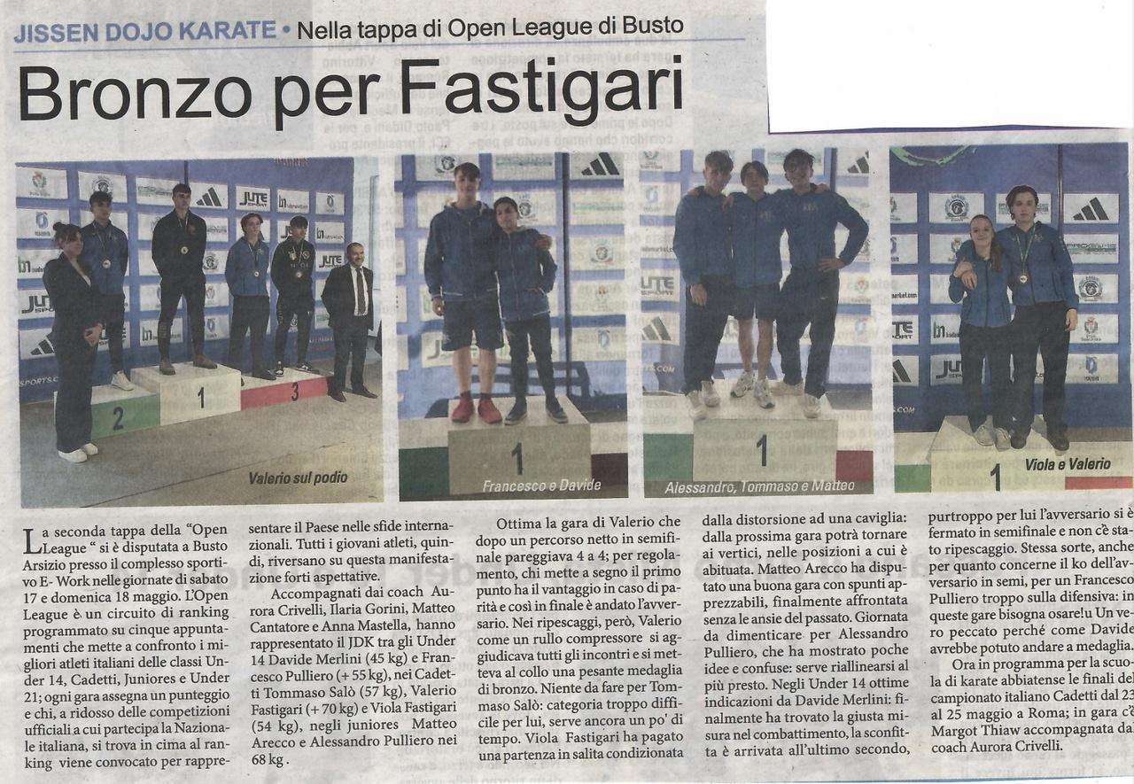 articolo libertà Open di Lombardia del 23 maggio 2025