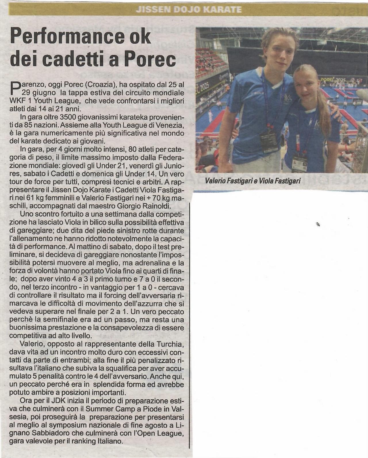 youyh league porec 2025