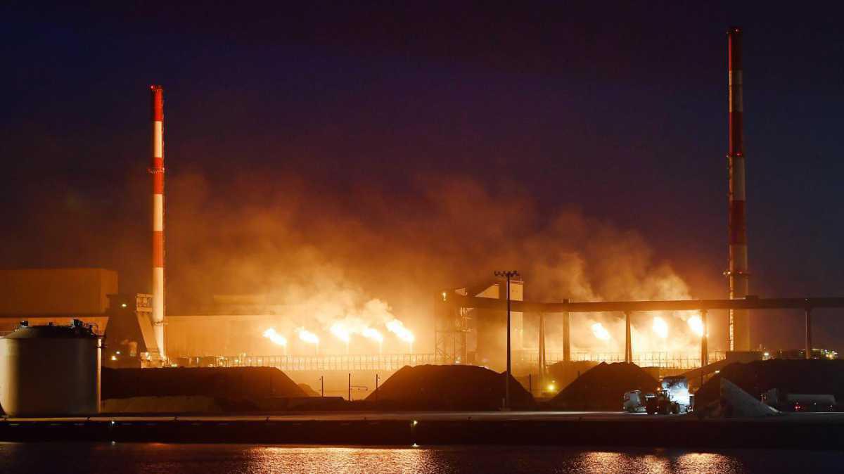 Dunkerque: une explosion suivie d’un incendie à ArcelorMittal Dunkerque: une explosion suivie d’un incendie à ArcelorMittal