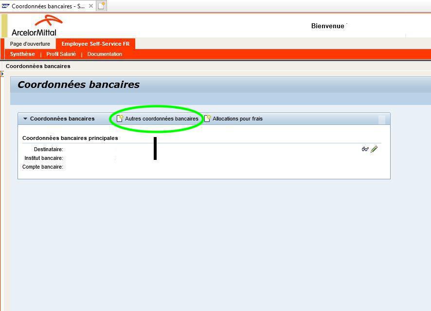 Déclaration changement coordonnées bancaires Déclaration changement coordonnées bancaires