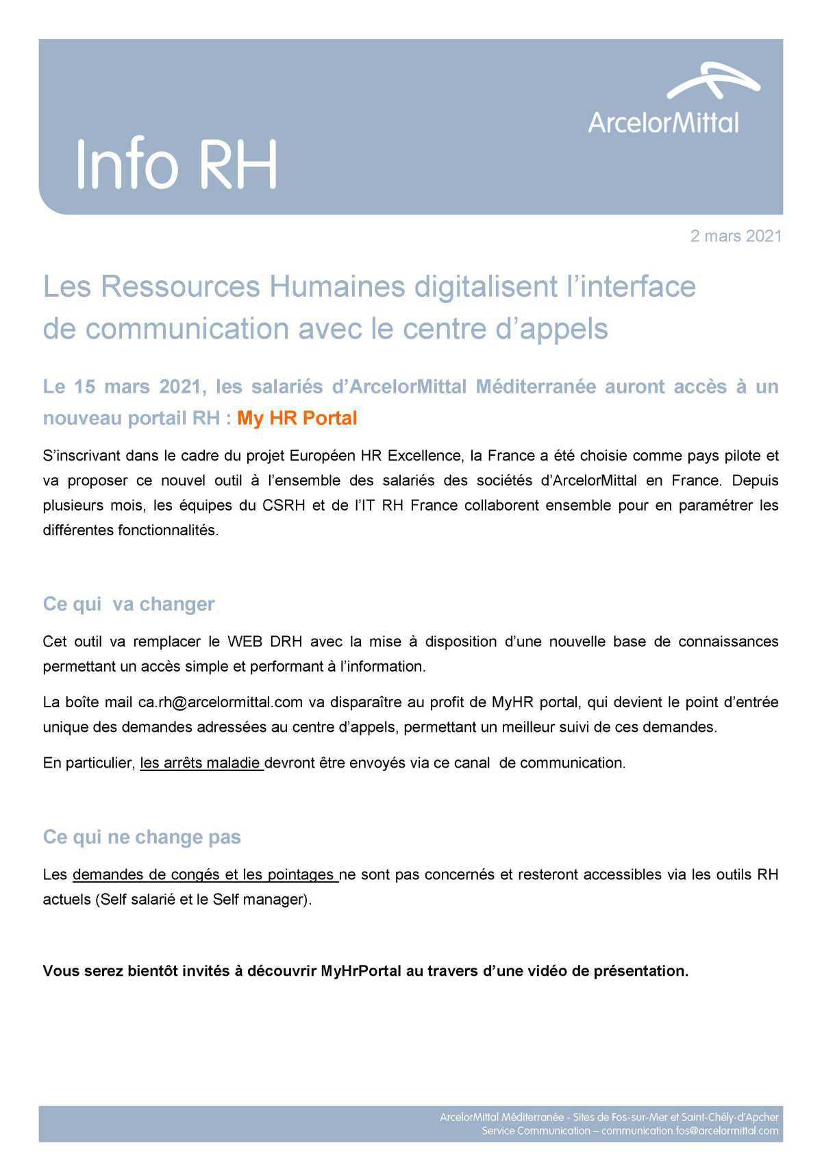 Les ressources humaines digitalisent l'interface de communication