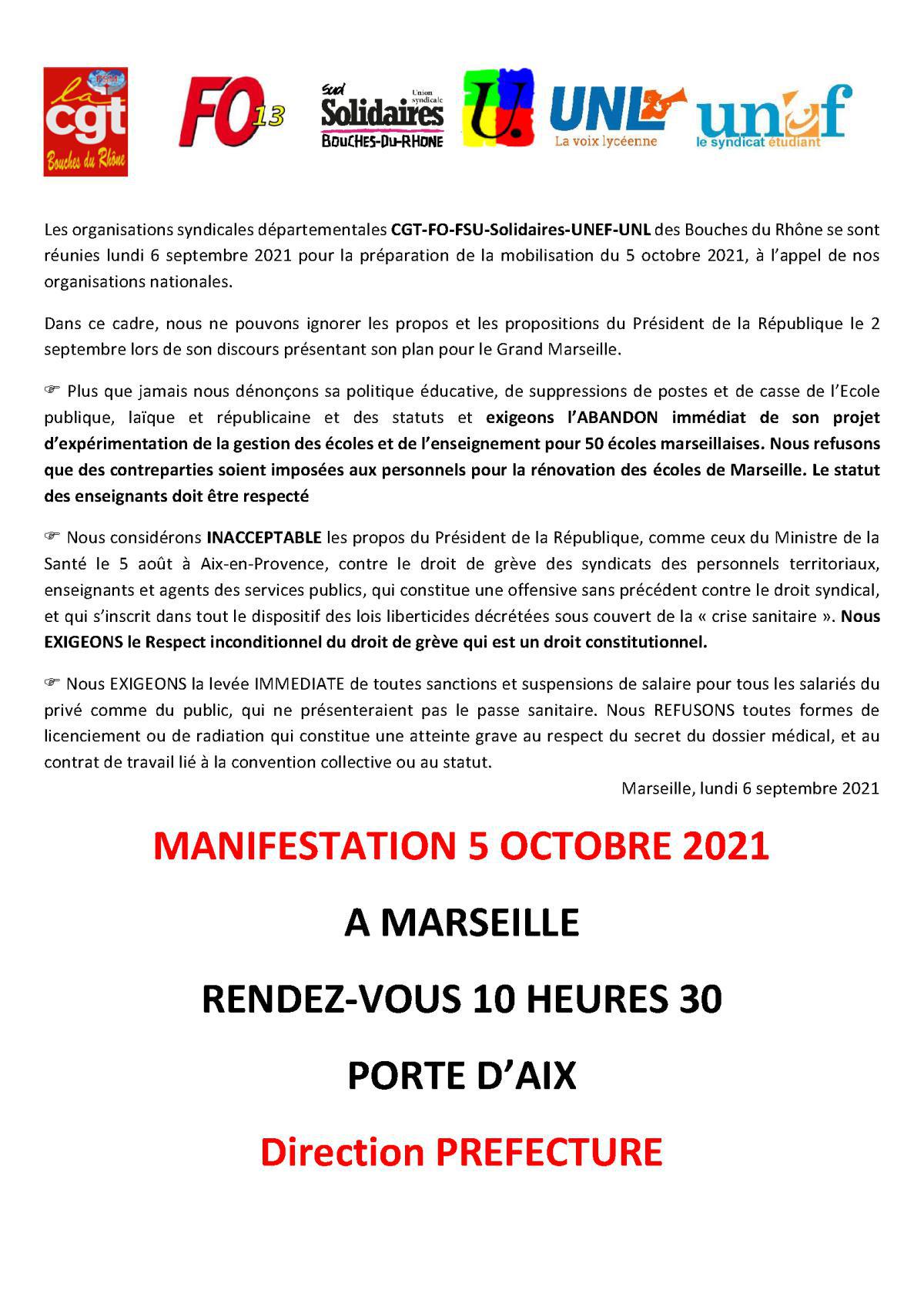 05 OCTOBRE: ENSEMBLE POUR GAGNER !!