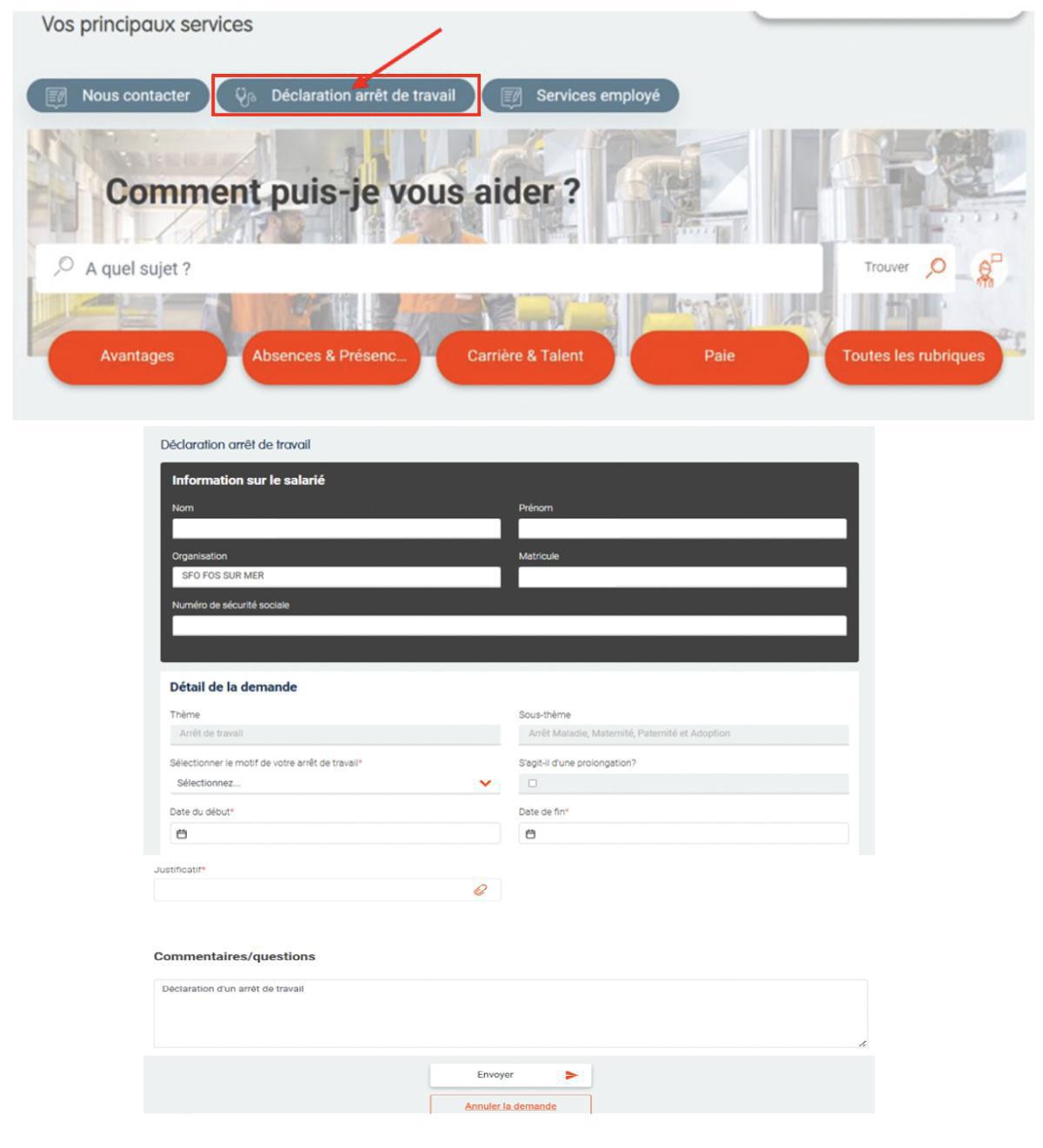Modification des traitements des arrêts de travail Modification des traitements des arrêts de travail