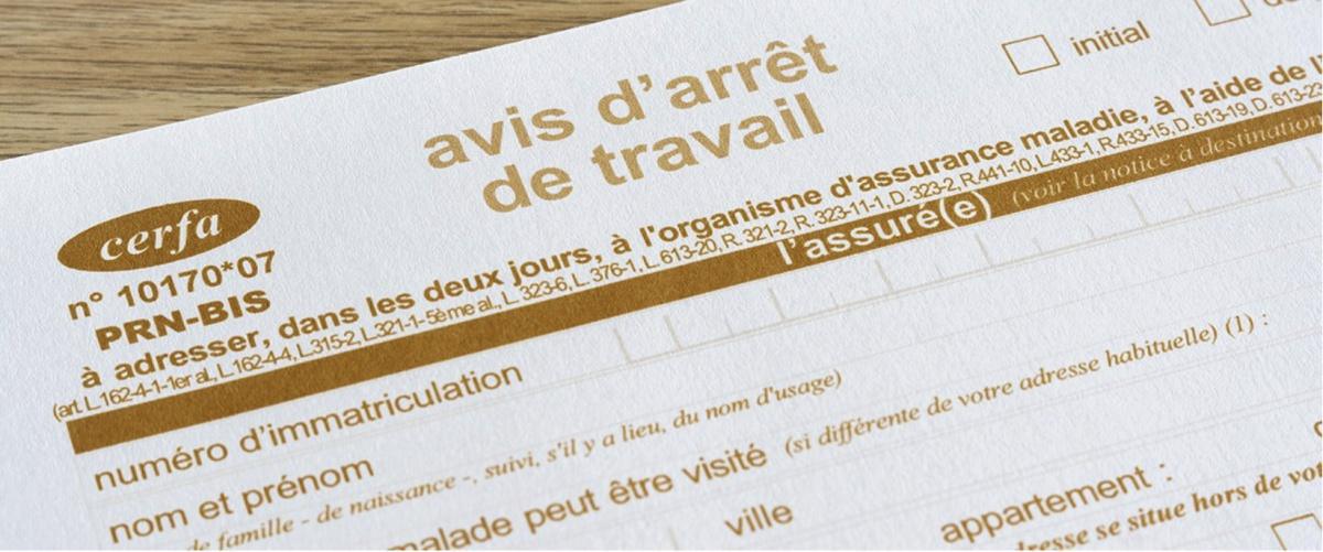 Modification des traitements des arrêts de travail