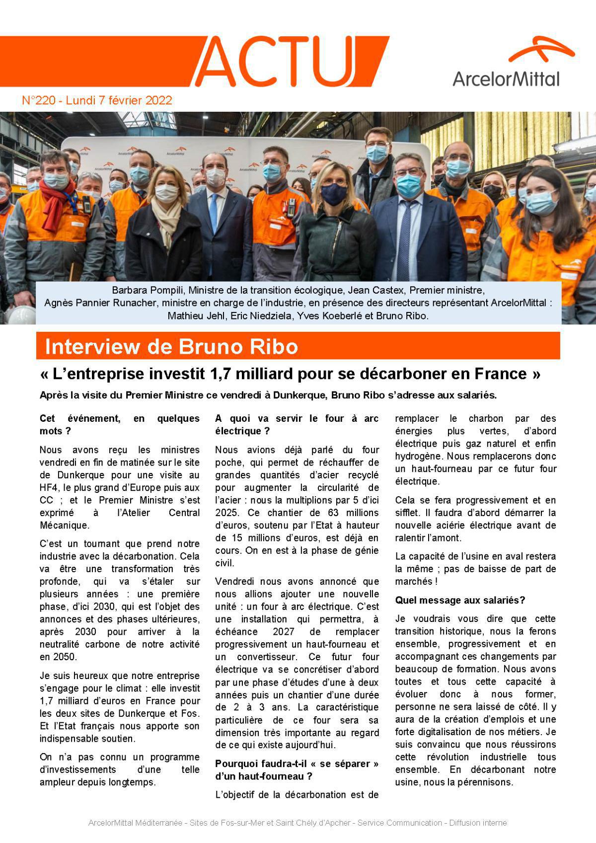 Vers une production d’acier sans CO2 Vers une production d’acier sans CO2