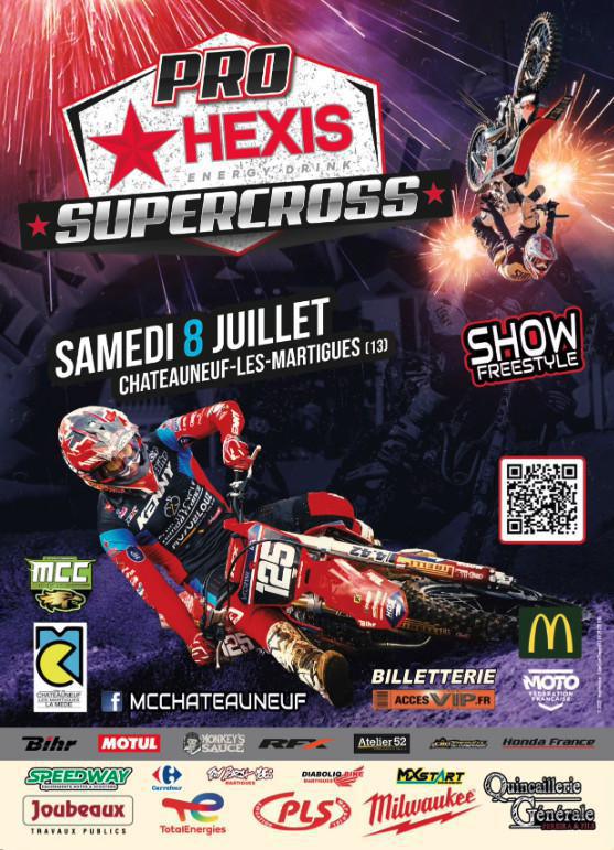 SuperCross de Chateauneuf les Martigues le 08 juillet 2023 avec votre CSE SuperCross de Chateauneuf les Martigues le 08 juillet 2023 avec votre CSE