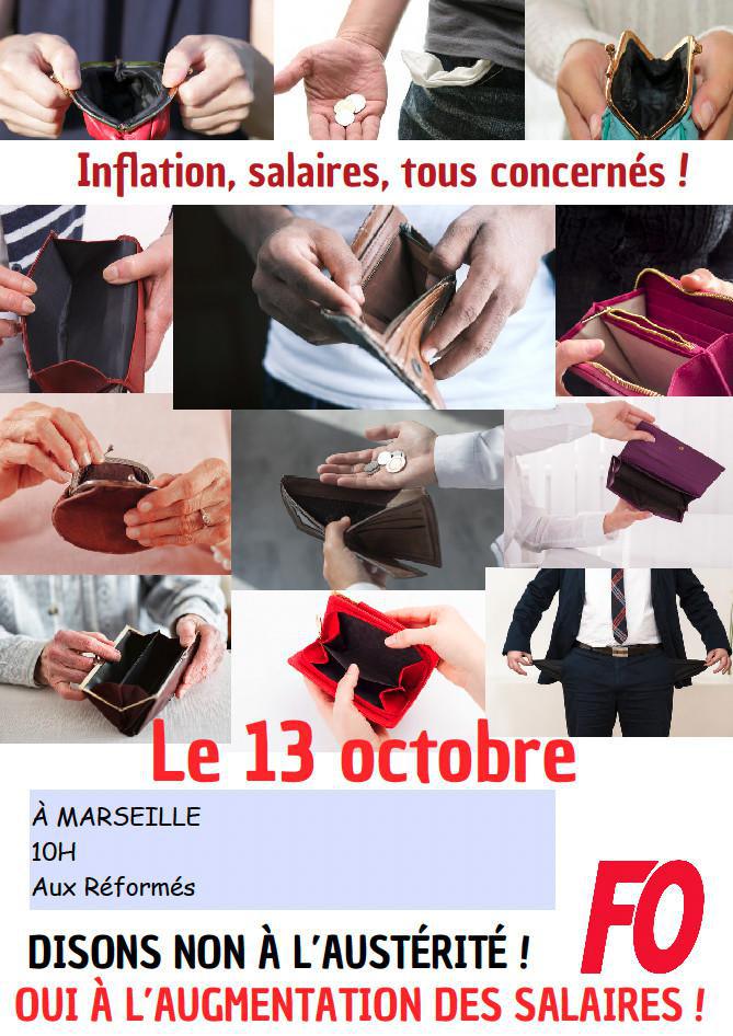 Le 13 octobre, la France et l'Europe mobilisés contre l'austérité, pour les salaires et l'égalité femmes-hommes