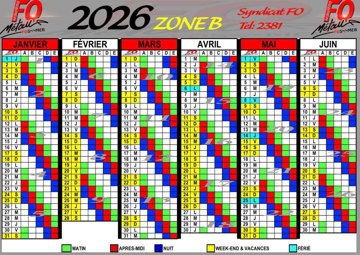2026 1er semestre Zone B