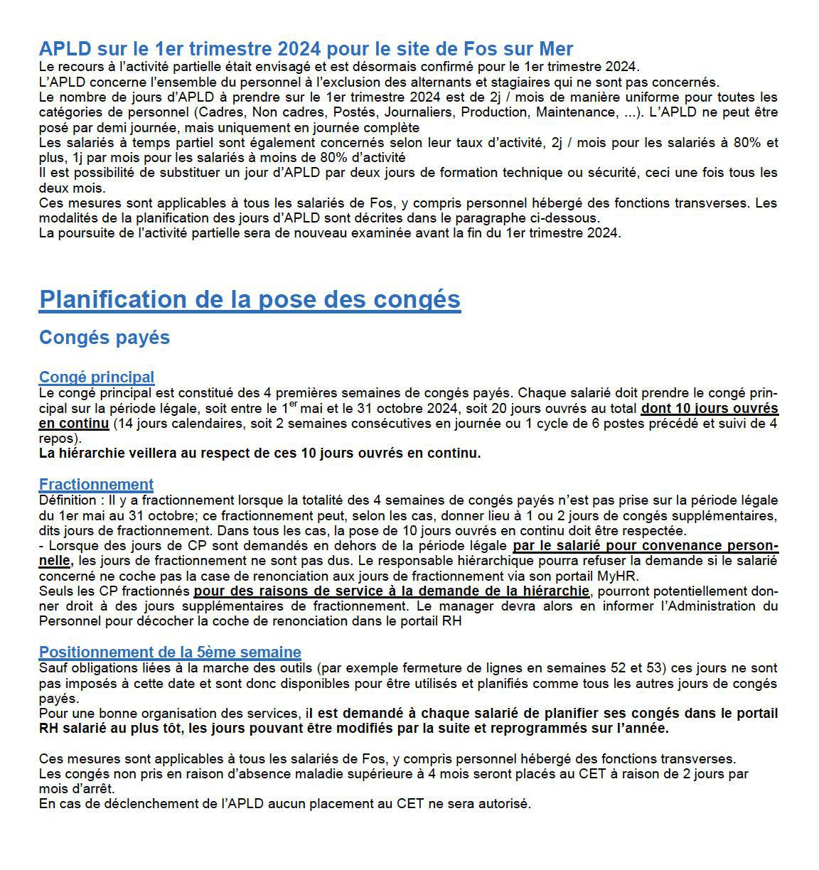 Activité Partielle (APLD) en 2024 : les modalités