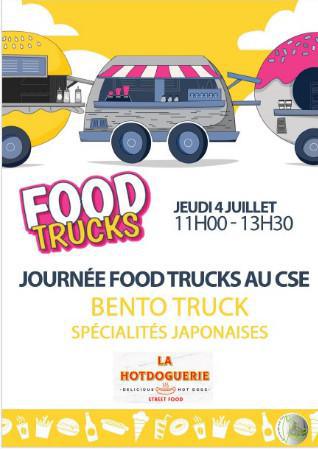 FOOD TRUCKS & la SPÉCIALE MARCHÉ le JEUDI 04 JUILLET 2024 