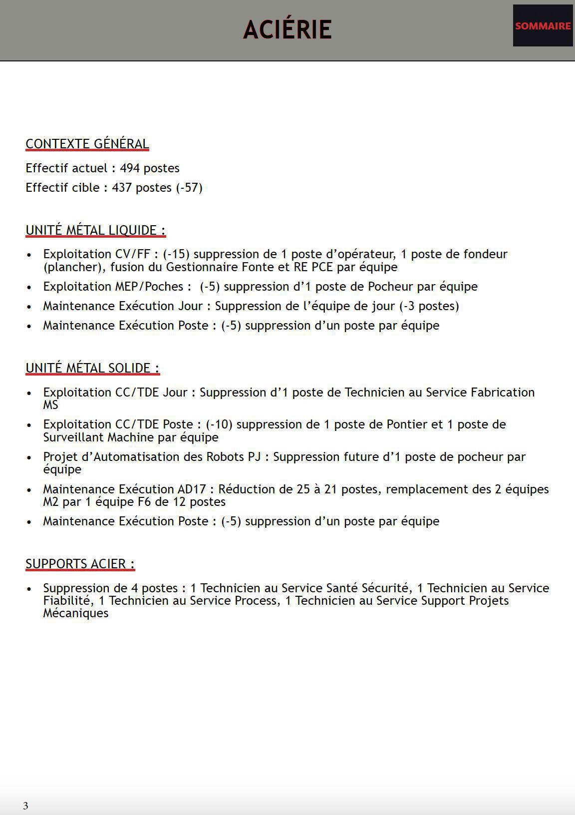 SUITE CSE EXTRA RÉORGANISATION USINE SUITE CSE EXTRA RÉORGANISATION USINE