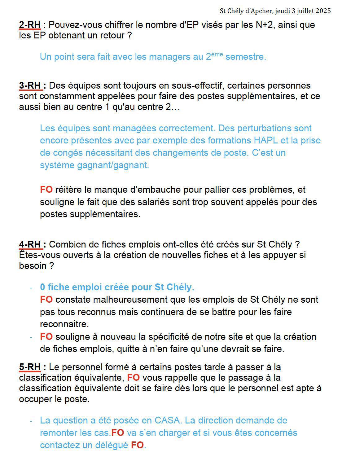 Compte rendu CSE juillet 2025