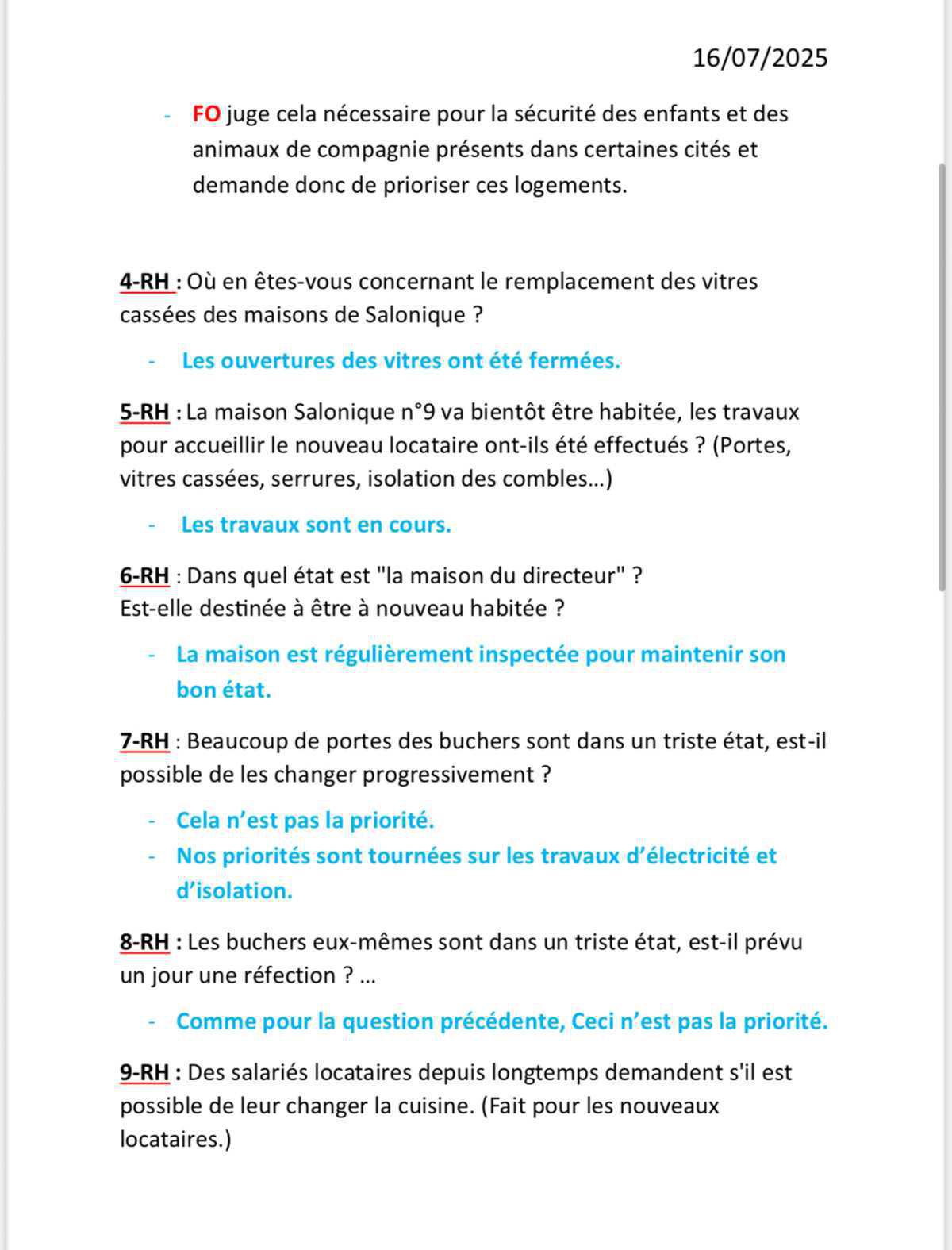 Commission logement 