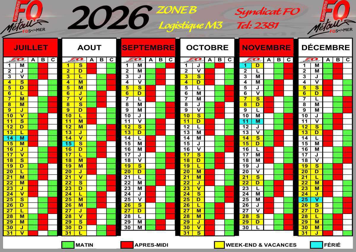 2026 LOGISTIQUE M3 ZONE B