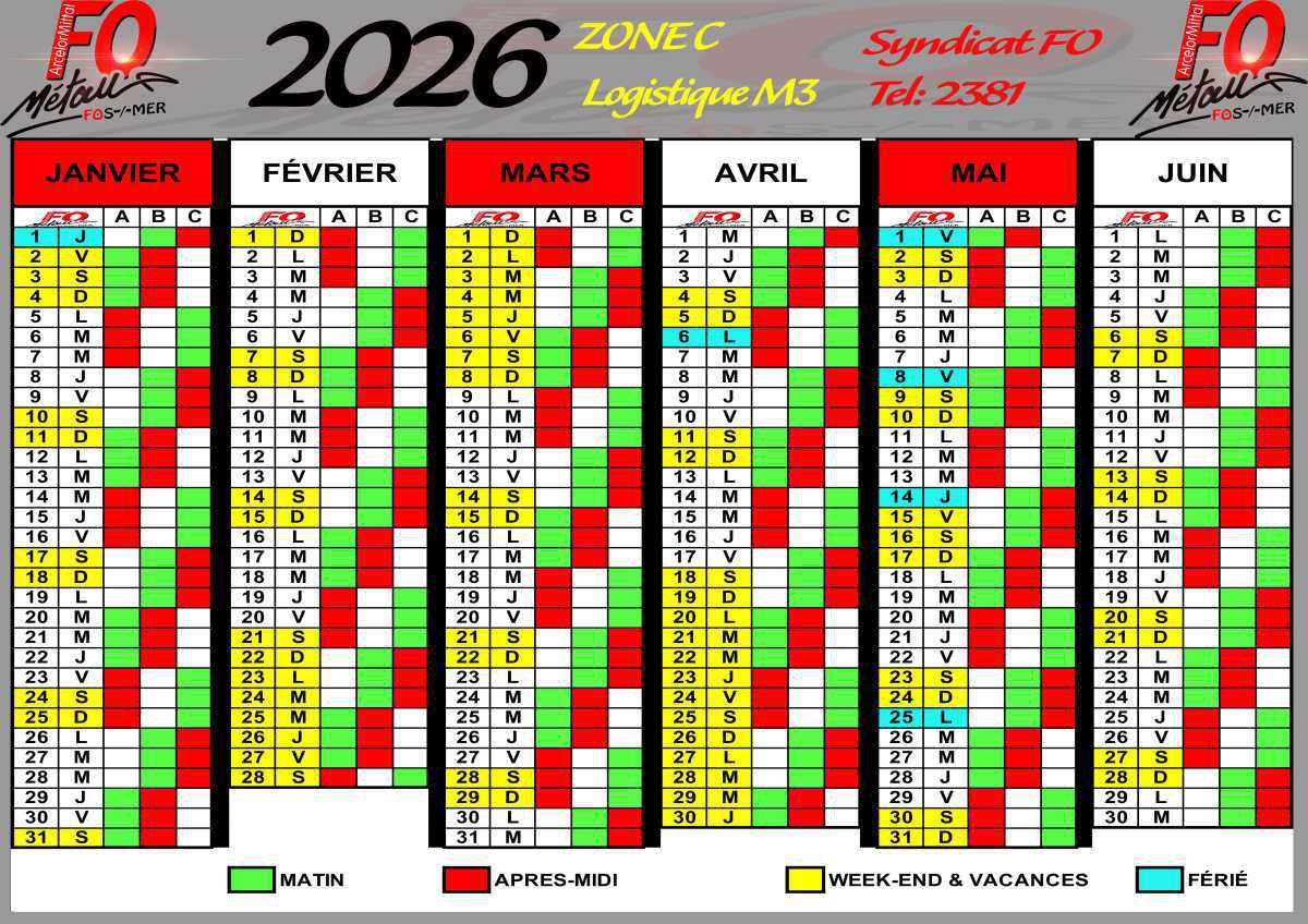 2026 LOGISTIQUE M3 ZONE C 2ème semestre