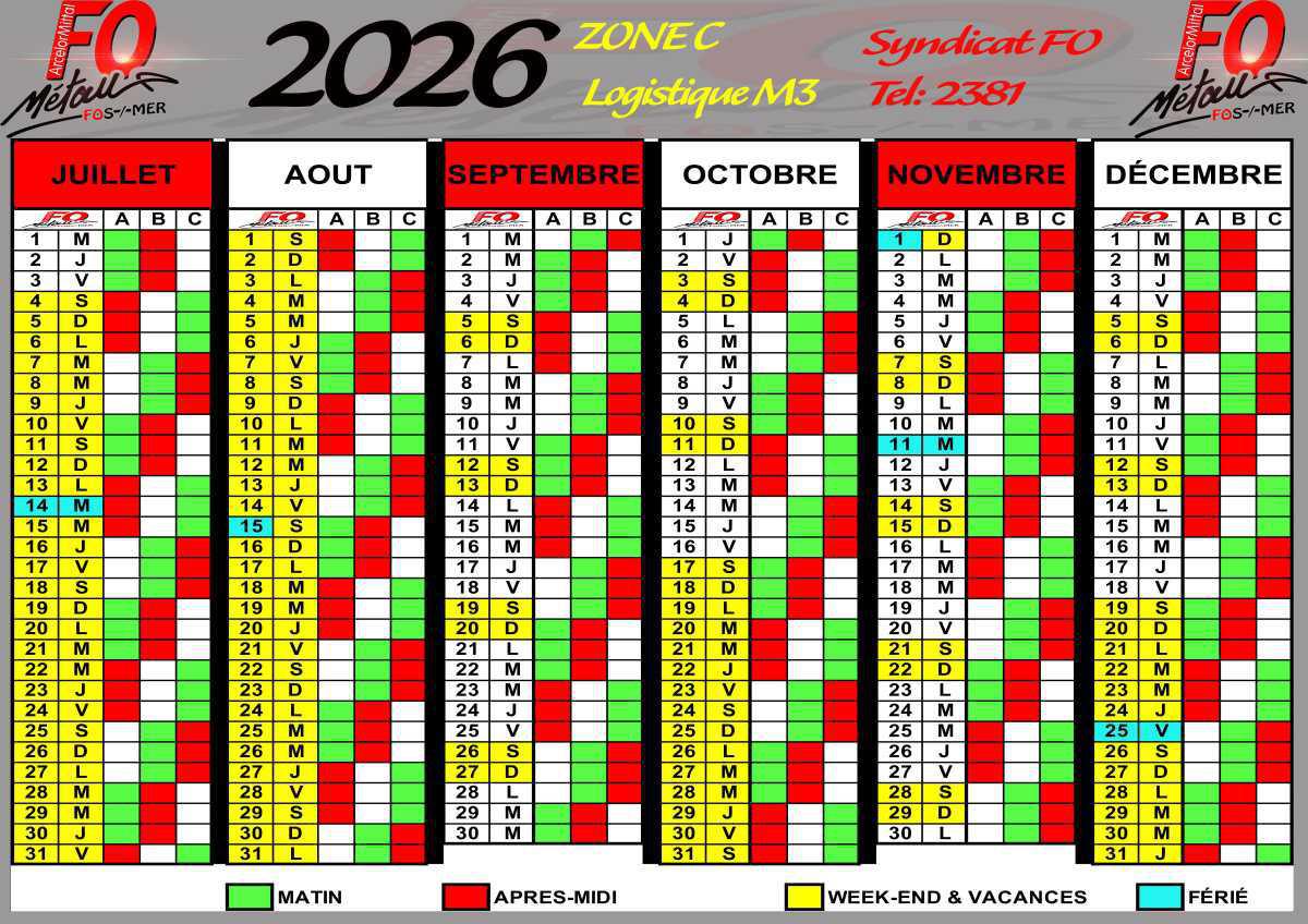 2026 LOGISTIQUE M3 ZONE C