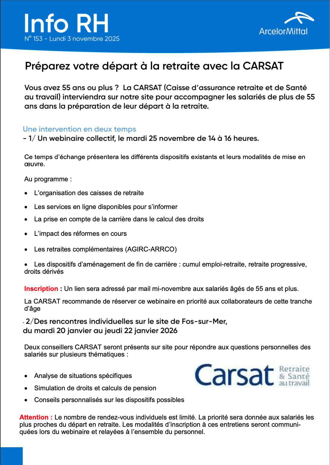  Préparez votre départ à la retraite avec la CARSAT