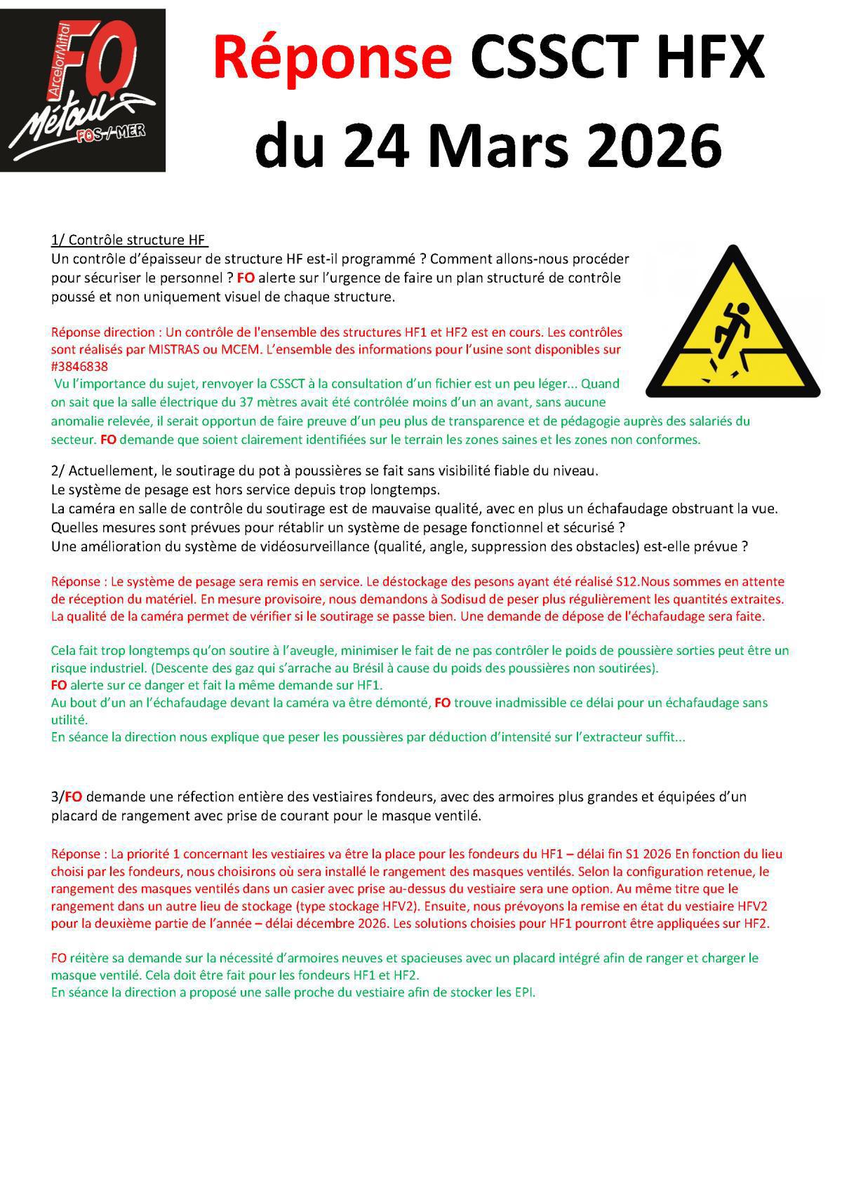 Compte rendu CSSCT Hfx Mars 2026