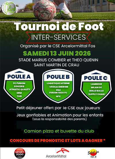PRONOSTIQUEZ ET SUIVEZ LE TOURNOI DE FOOT INTER-SERVICES 2026