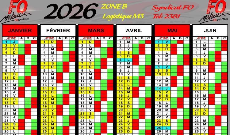 2026 LOGISTIQUE M3 ZONE B 1er semestre