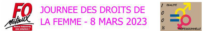 8 Mars: Journée des droits de la femme 