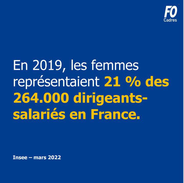 FO CADRES : en 2019 le revenu des femmes....