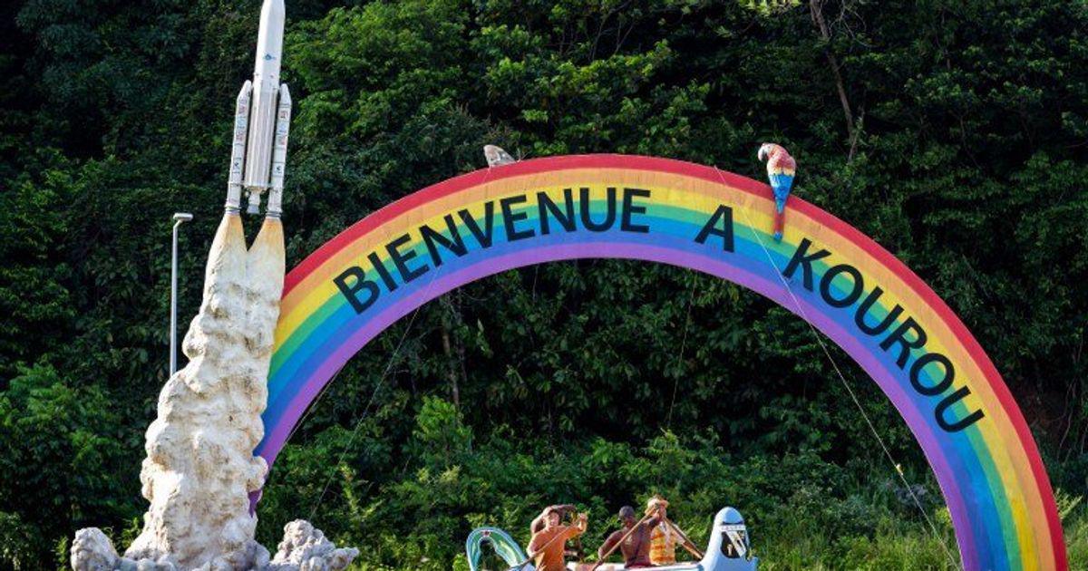 À Kourou en Guyane, Macron au soutien d’Ariane À Kourou en Guyane, Macron au soutien d’Ariane