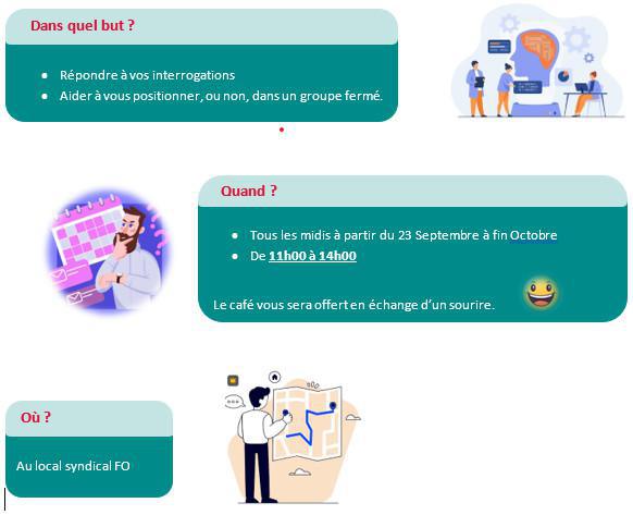 STATUT SOCIAL ARIANEGROUP : Mise en place de permanences avec présentations